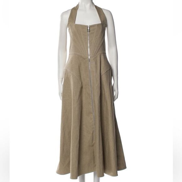 Bottega Venetta linen dress - threedaughtersproperties.com